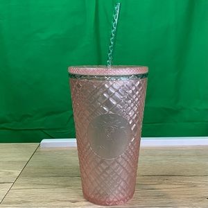NEW | Starbucks | 2023 Spring Pink Pearl Jeweled 16 oz. Tumbler